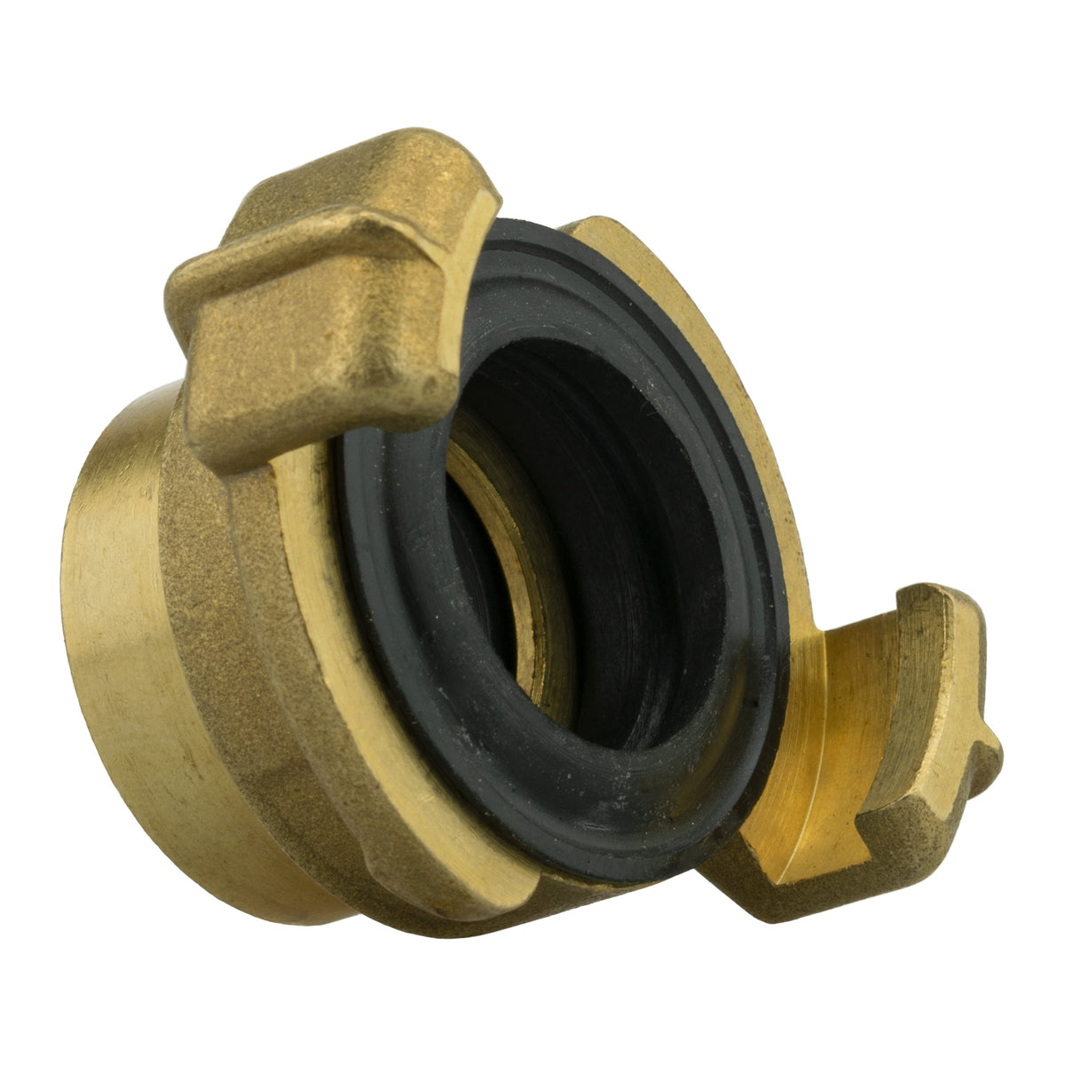 IBC 2” S60X6 Cap with In-Line BSPM Valve and Geka Type Fitting