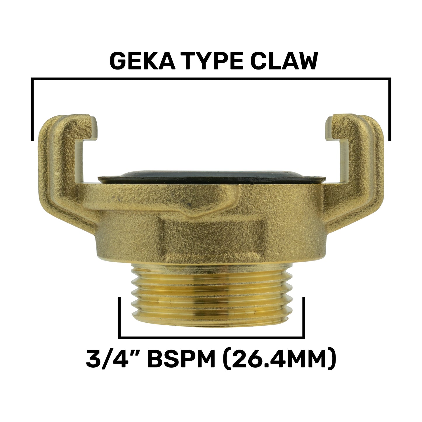 Wall Flange Kit 25mm MDPE + 13mm Barbed Geka Set Hose Pipe Fitting Claw Coupling