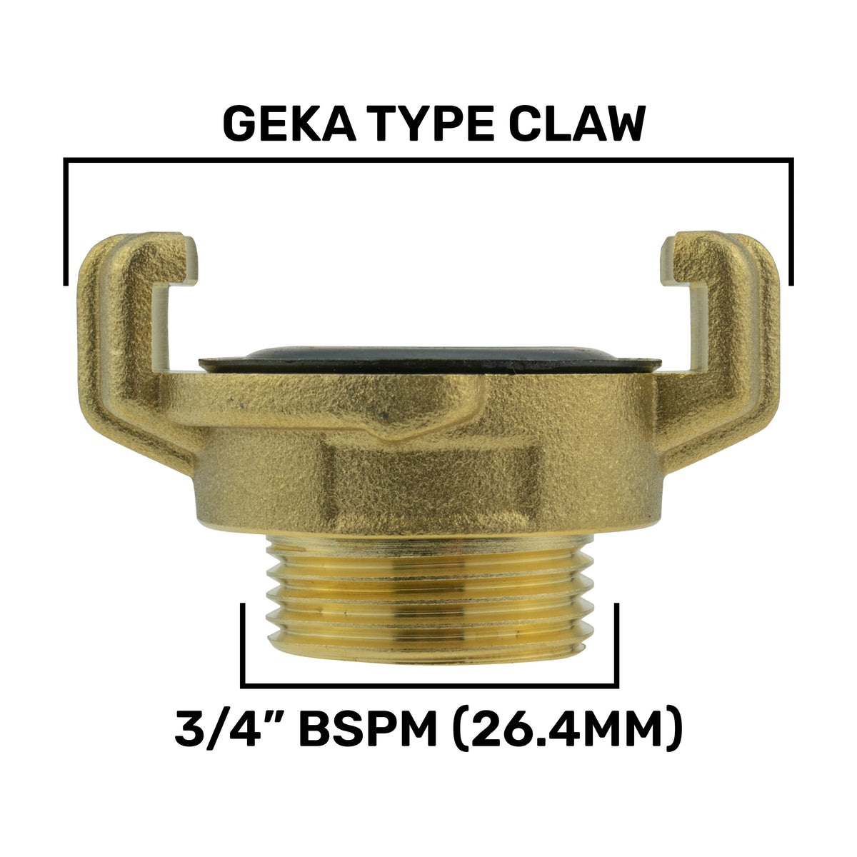 Wall Flange Kit 32mm MDPE + 32mm MDPE Valve + ¾” BSP Geka