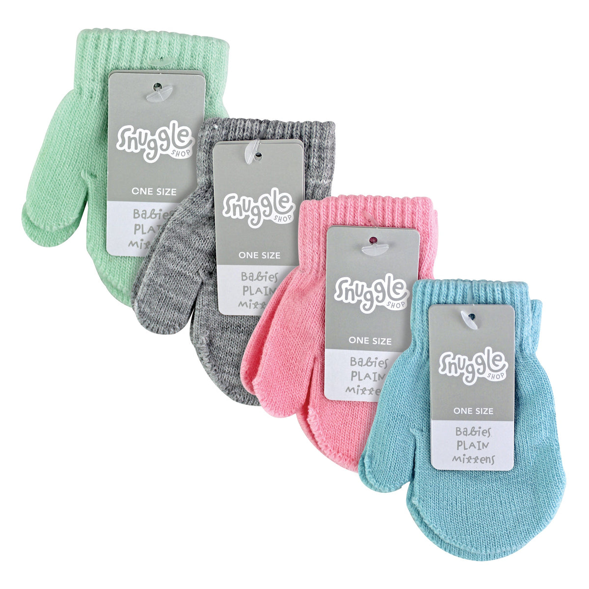 4 Pack Cute Baby Mittens for Winter | Baby Boys & Girls Gloves