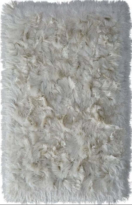 Glamour Shaggy Rug Plain Design