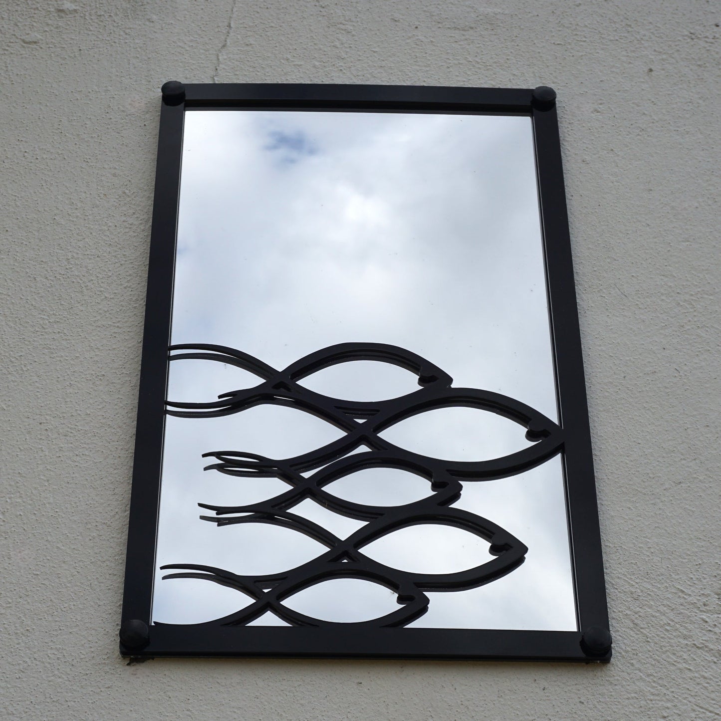 Swimming Fish Garden Mirror