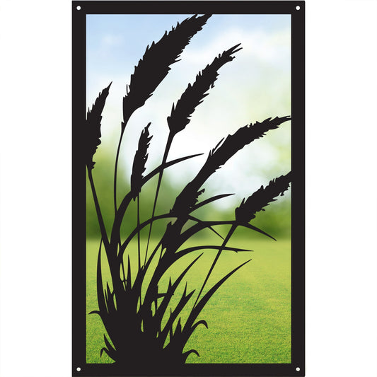 Grasses in the Wind Garden Mirror