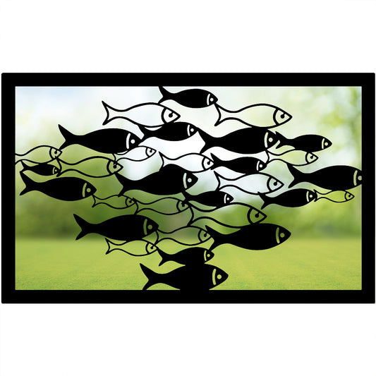 School of Fish Garden Mirror