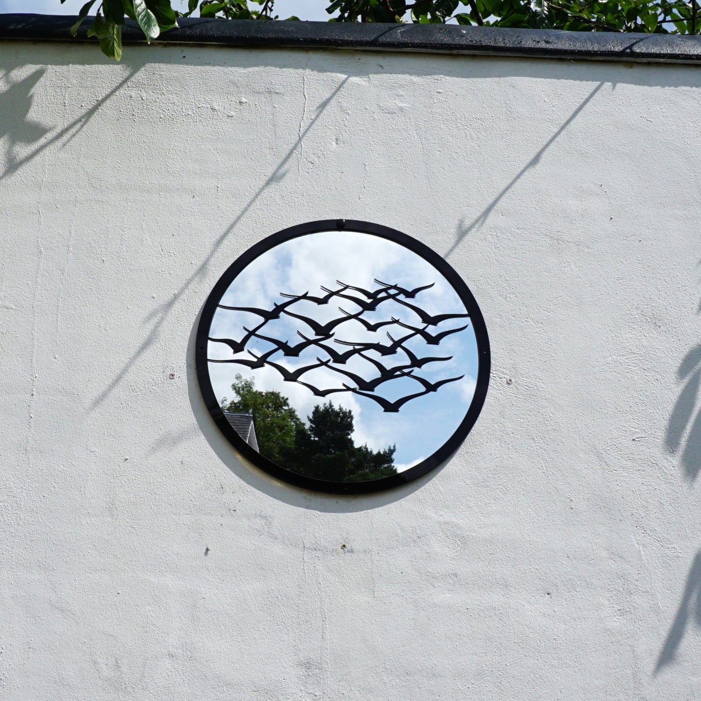 Flock of Birds Garden Mirror