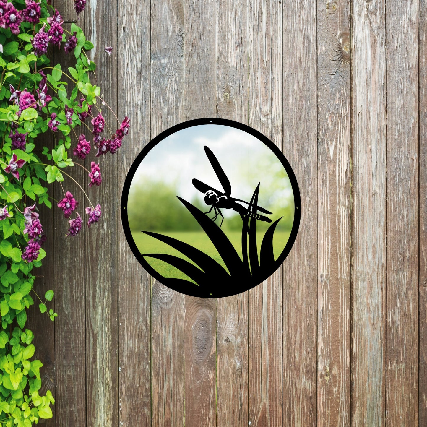 Little Dragonfly Garden Mirror