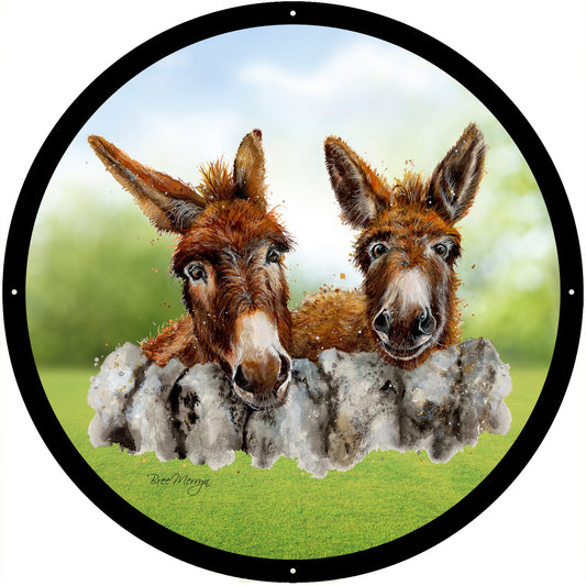 Donkey Garden Mirror