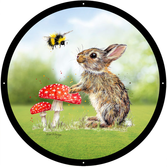Bently and Bumble Garden Mirror