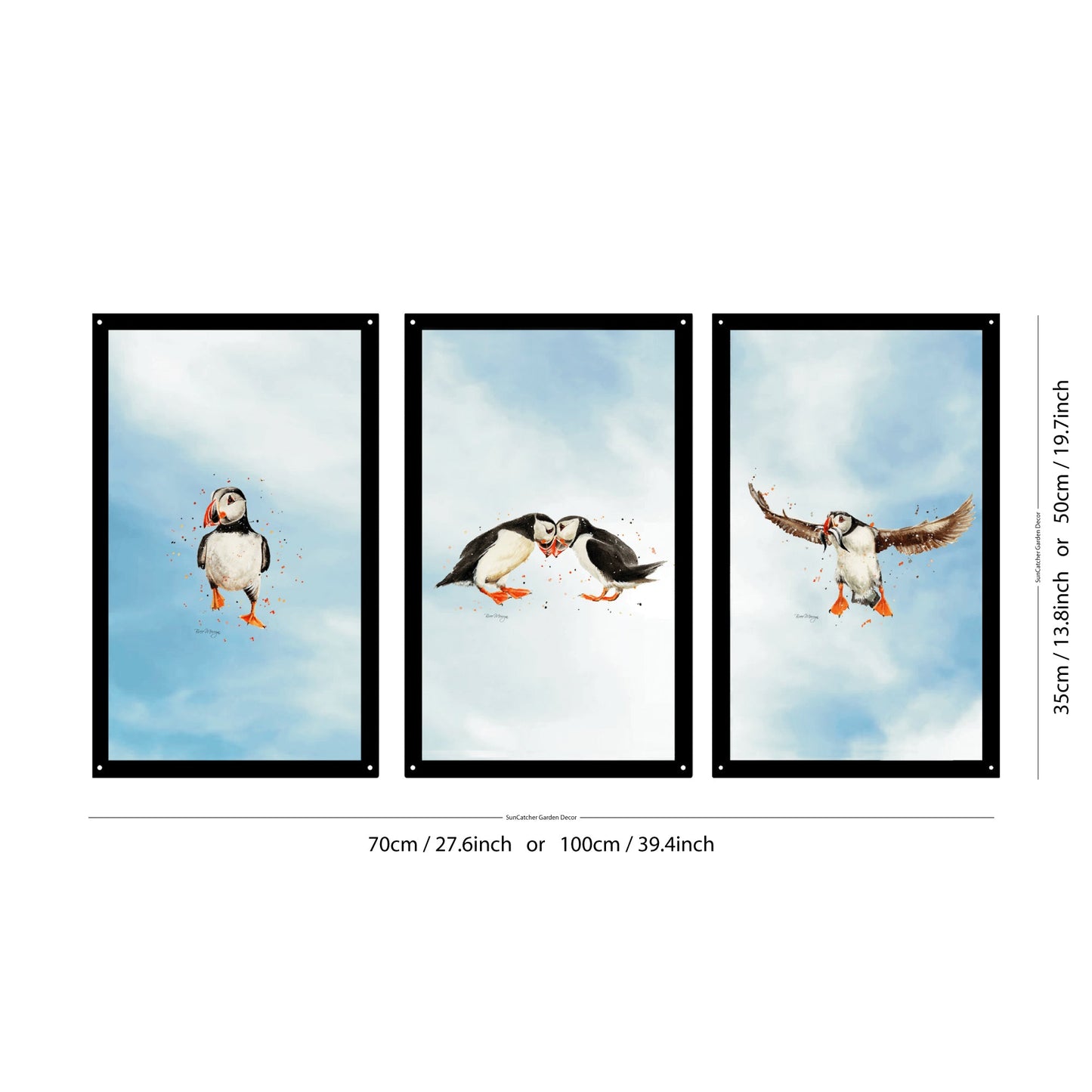 Puffin Parade Mirror Set