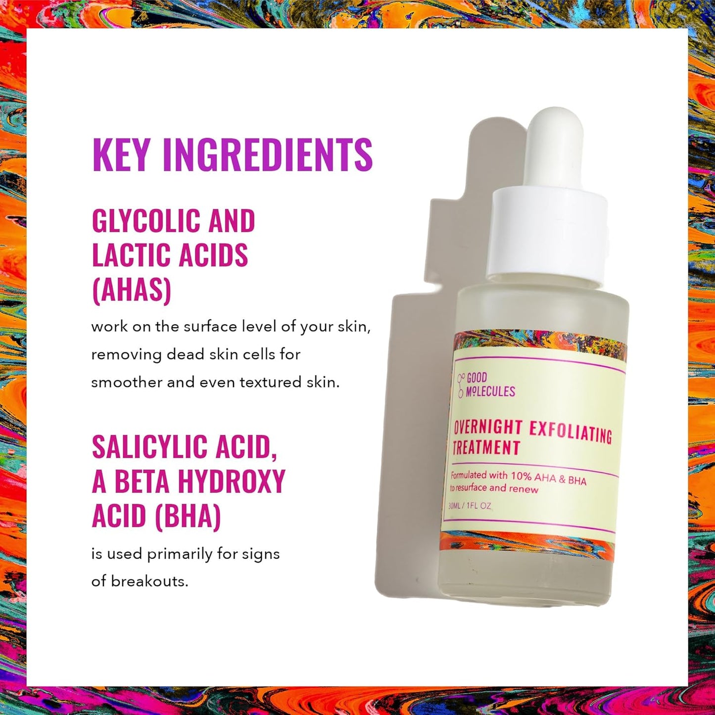 Good Molecules Overnight Exfoliating Treatment 30ml