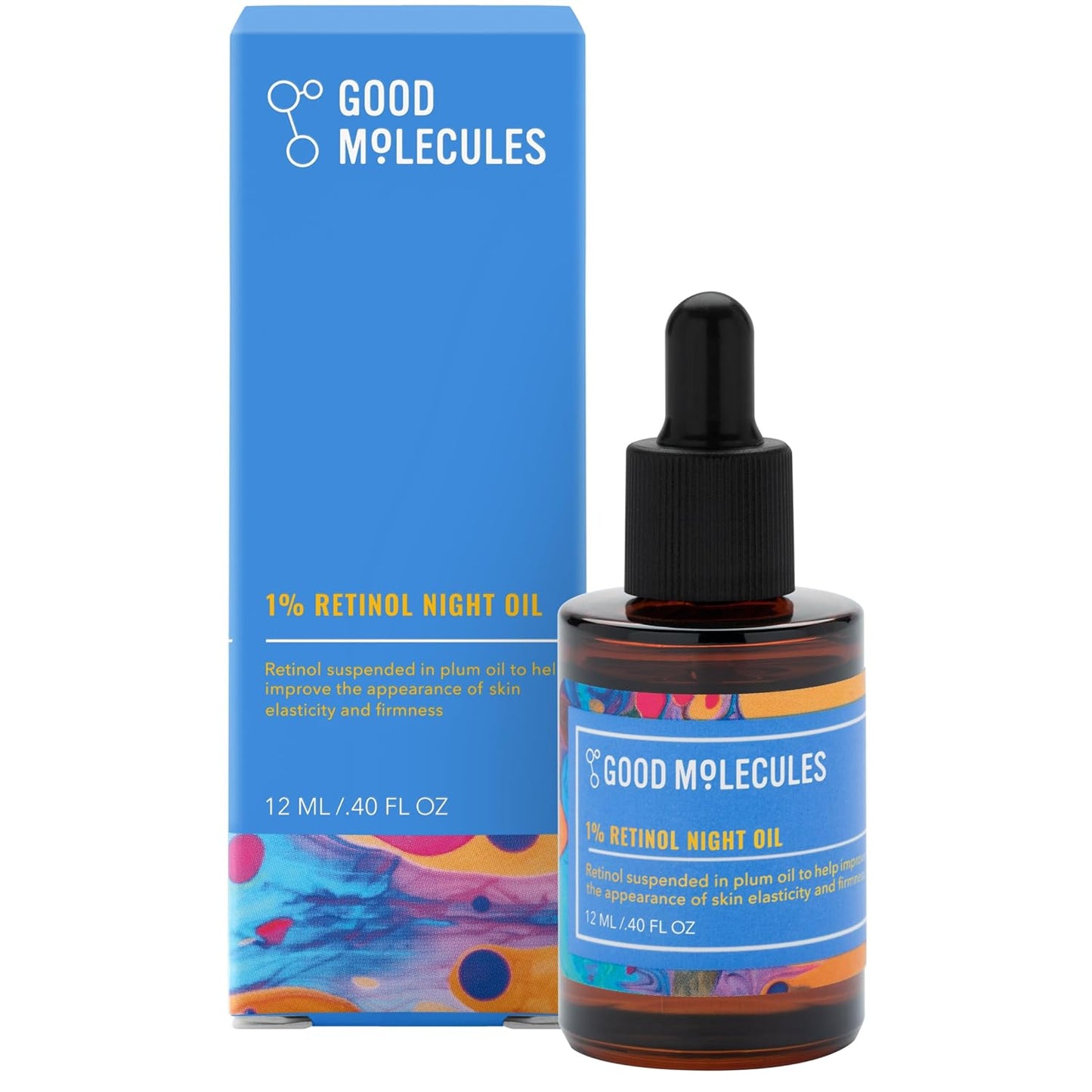 Good Molecules 1% Retinol Night Oil- Fights Fine Lines, Uneven Texture