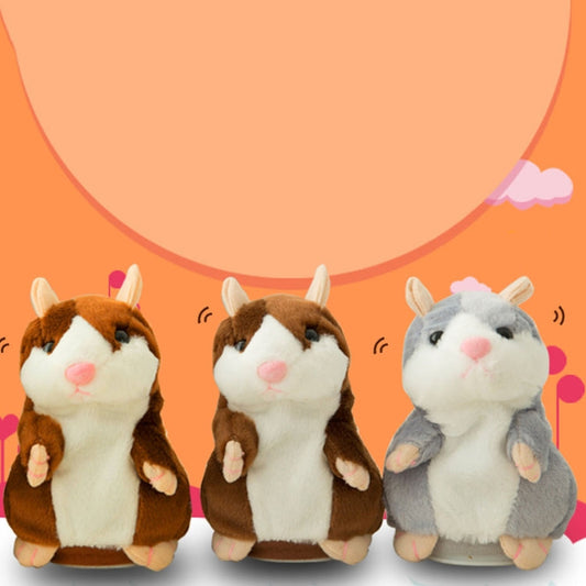 Educational Toys Cartoon Hamster Cute Become Sound Recording Voles Children Birthday Gift, Random Color Delivery, Size: 15*8*8cm, Plush Toys