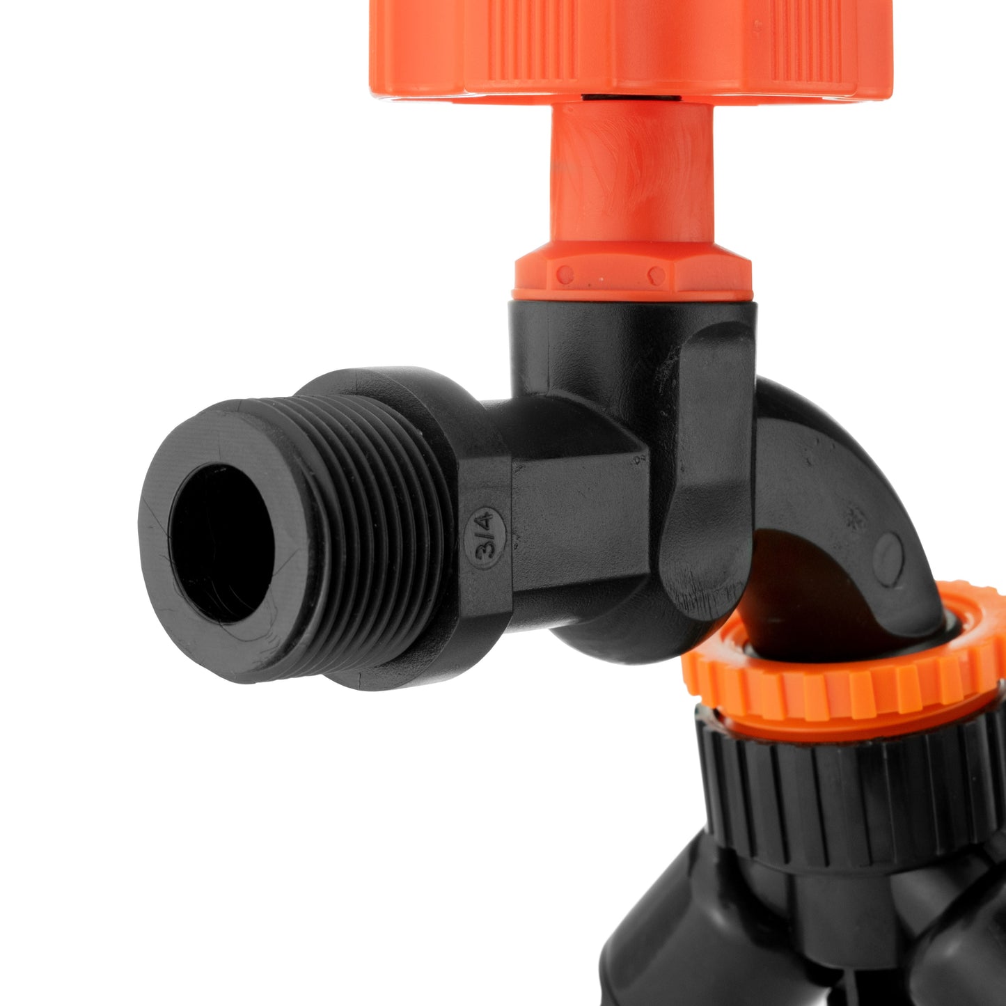 Water Butts Kit 3/4in PP Black Tap and Tap Splitter and Drill Bit Lawn Sprinkler