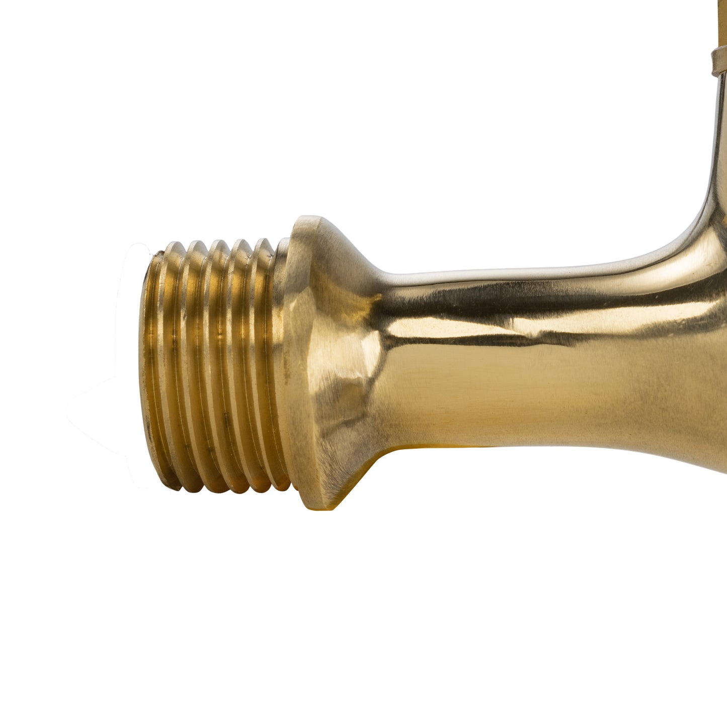 IBC 2 S60X6 Cap with Polished Brass Quick Connect Tap for DIY Workshop Accessory