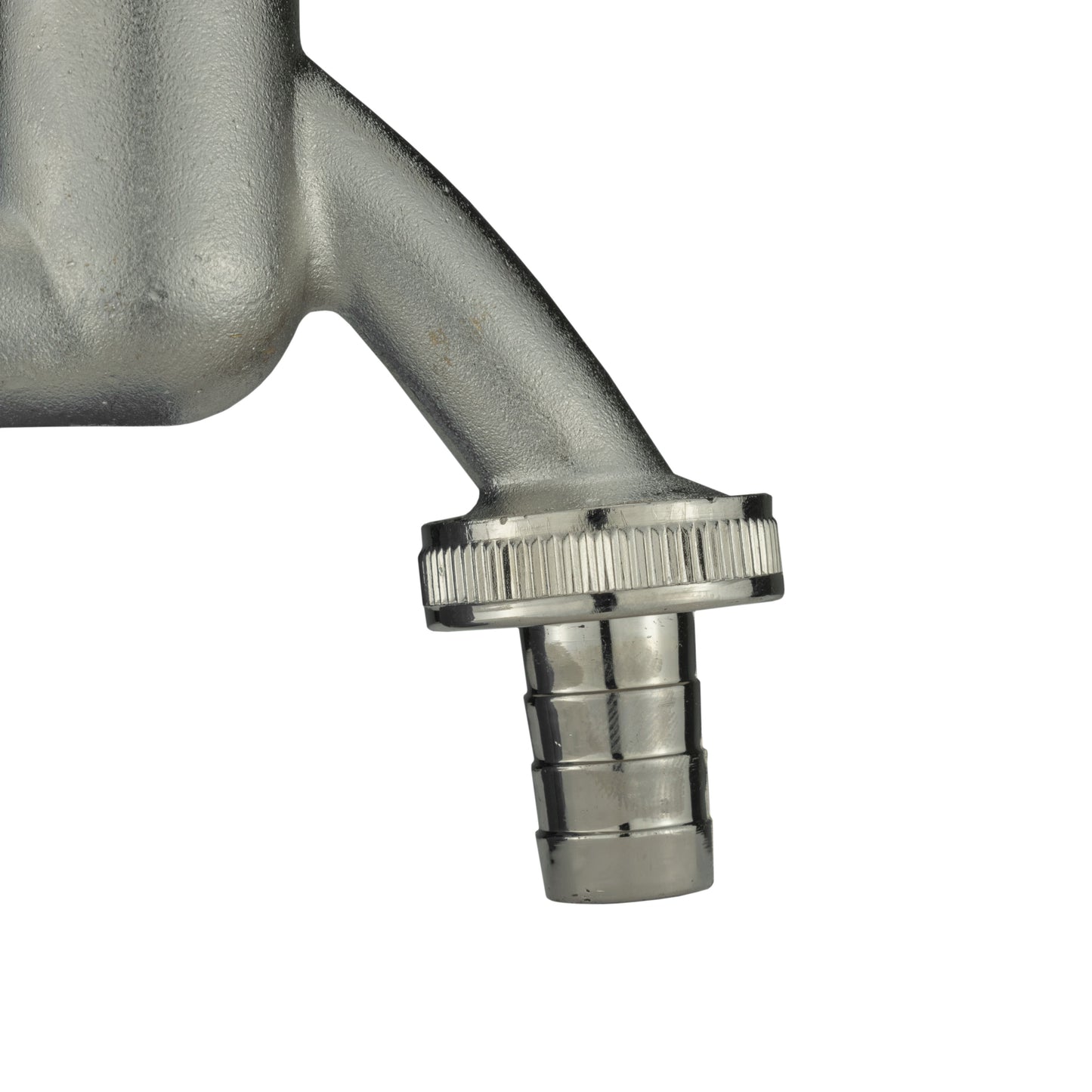 IBC 2 S60X6 Cap with Nickle Plated Bib Tap 1/2 Barb Garden Hose Pipe Tap Adapter