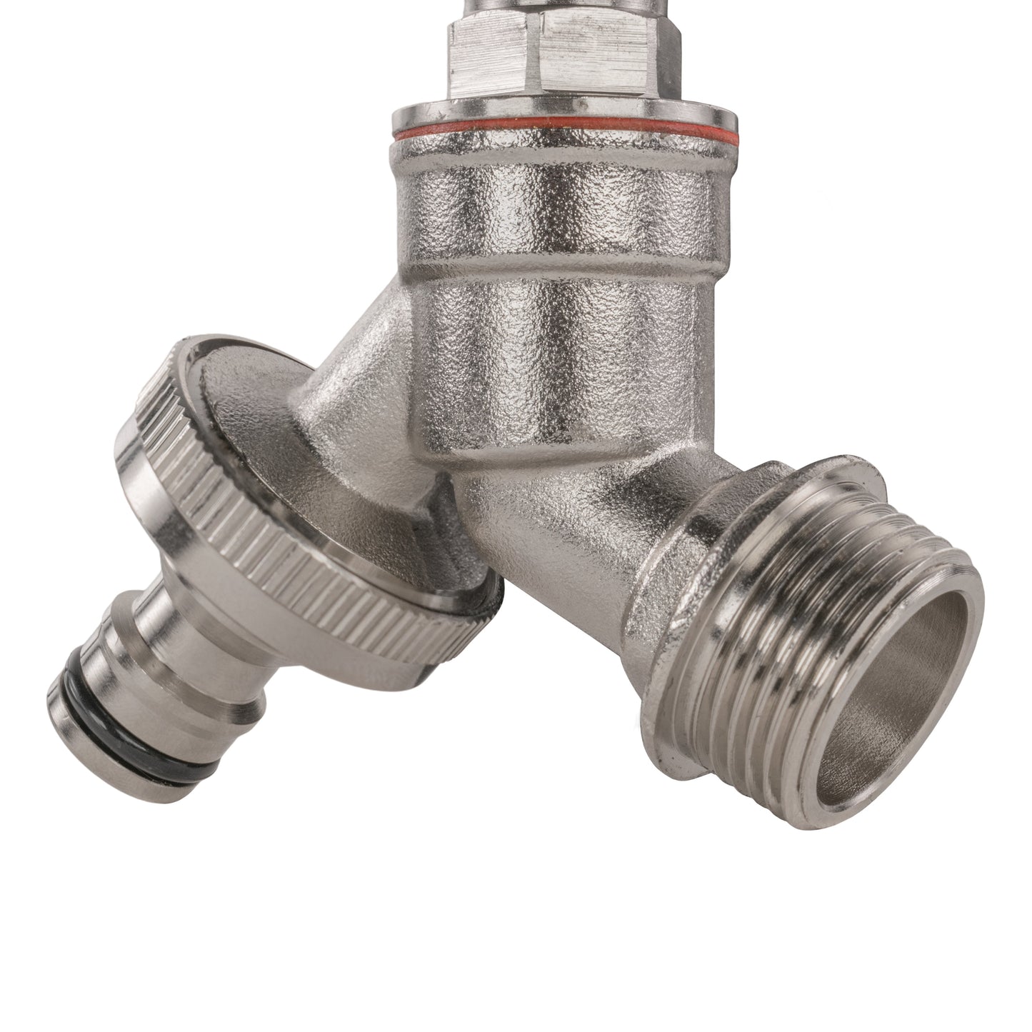 Water Butt Kit 1/2in with Nickel Plated Quick Connect Tap and Drill Bit