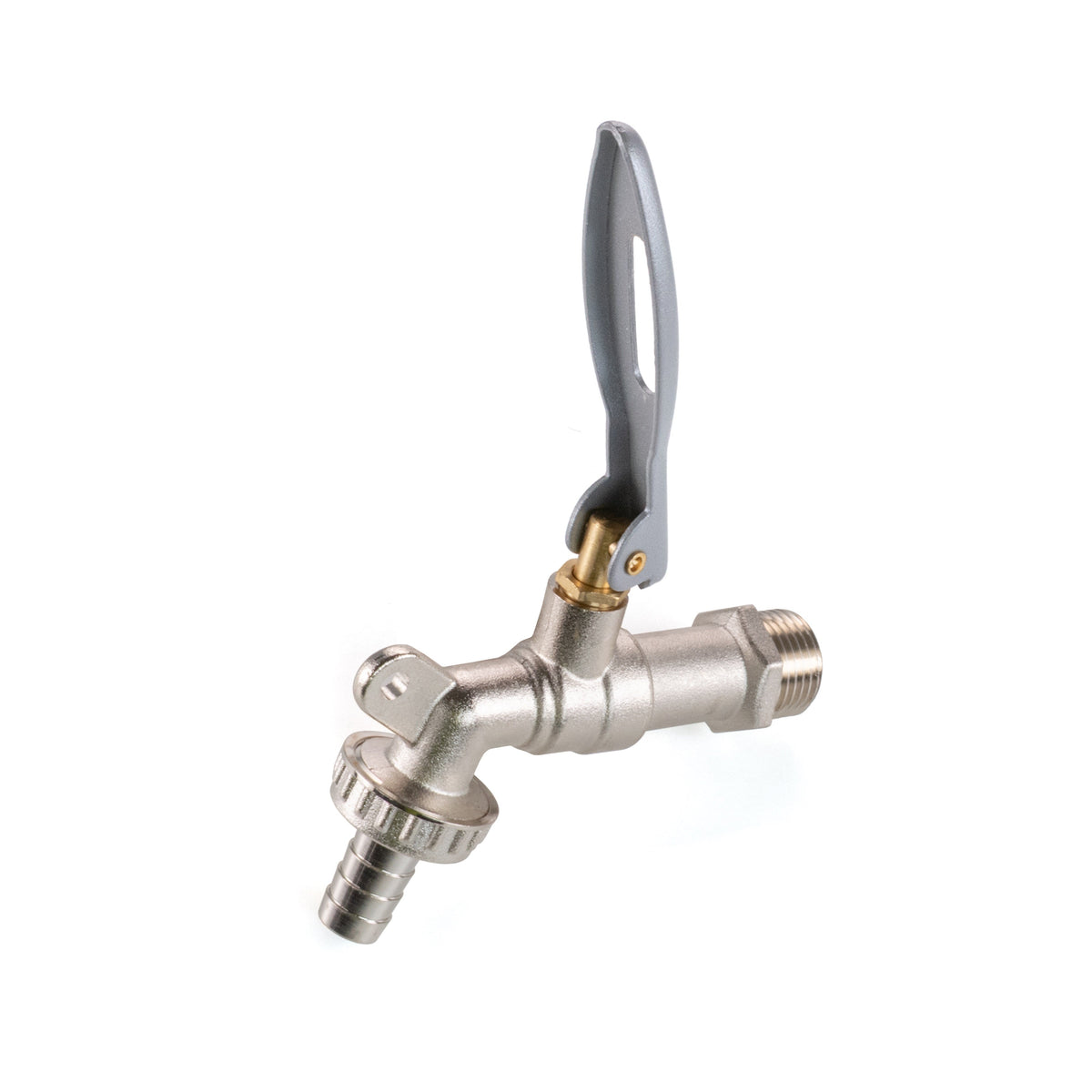 Water Butt Kit 1/2" with Lever Tap Hose Barb and Lever Lock and Drill Bit