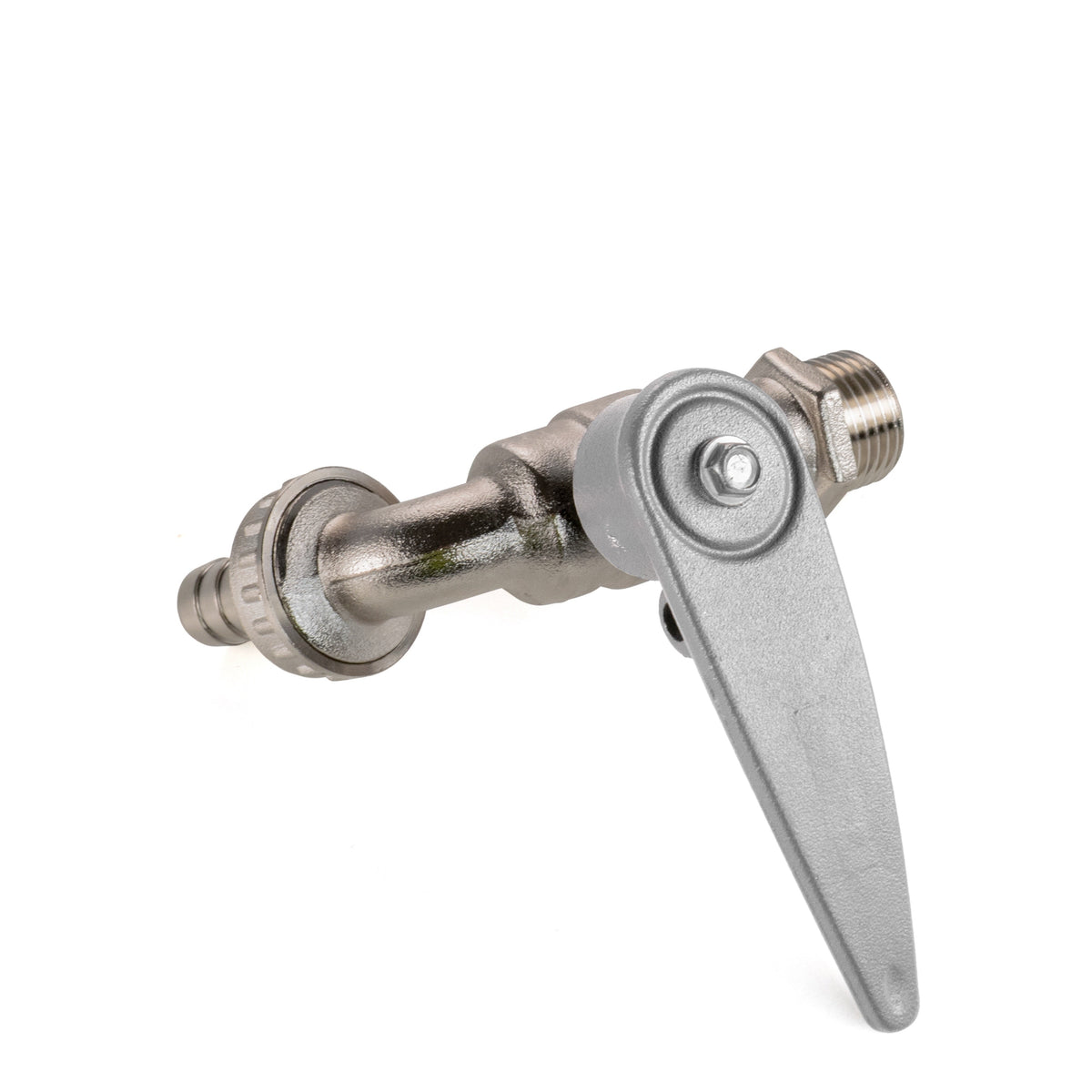 Water Butt Brass Kit 3/4" with Lever Tap Hose Barb and Side Lock