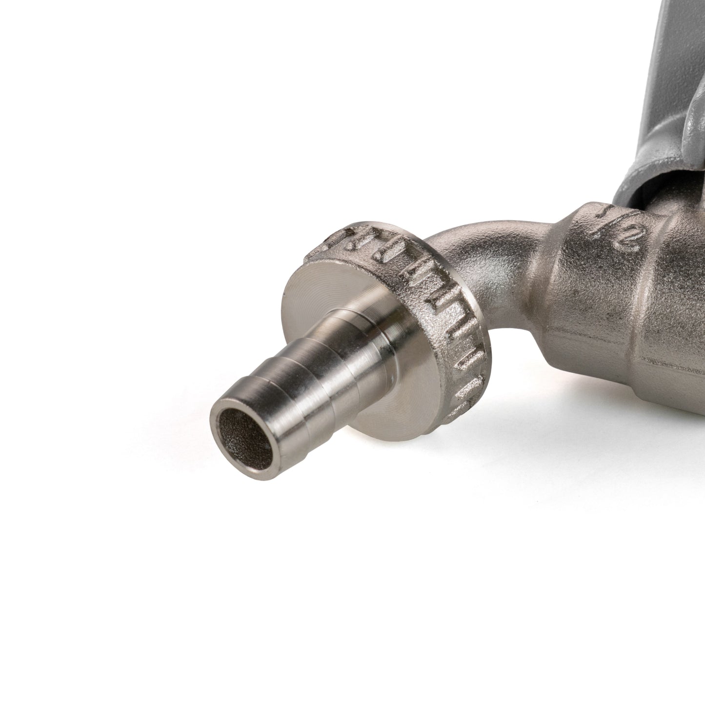 15mm Brass Wall Flange Kit with Lever Tap with Hose Barb and Side Lock