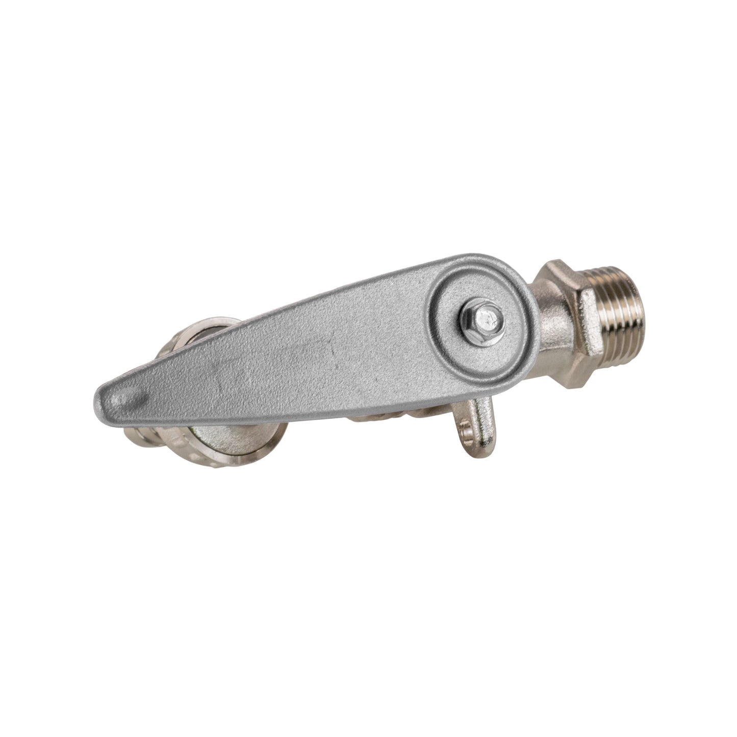 IBC 2" S60X6 - 1/2" BSP Extender Adaptor with Lever Tap with Hose Barb and Side Lock