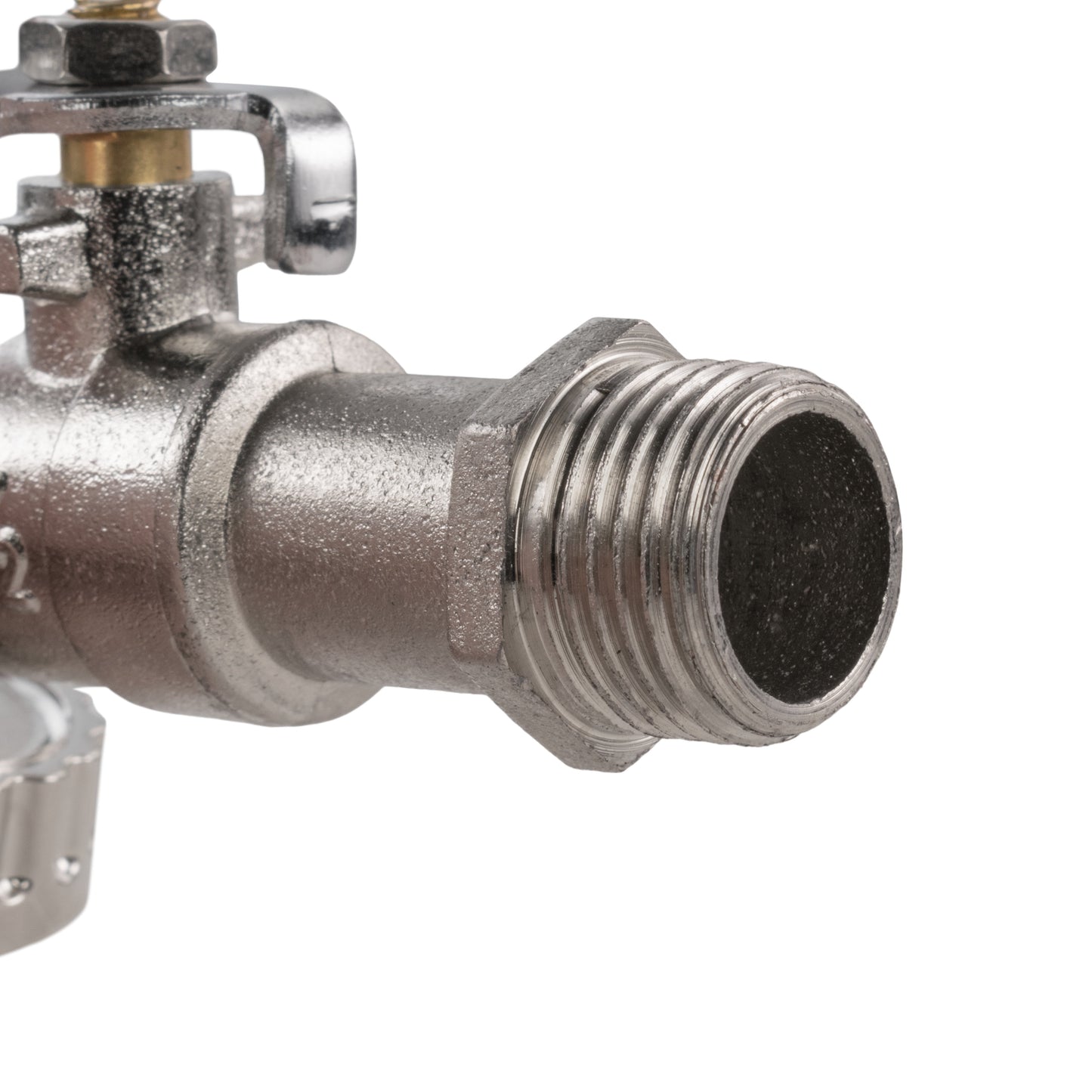 15mm Brass Wall Flange Kit with Quick Connect Lever Tap