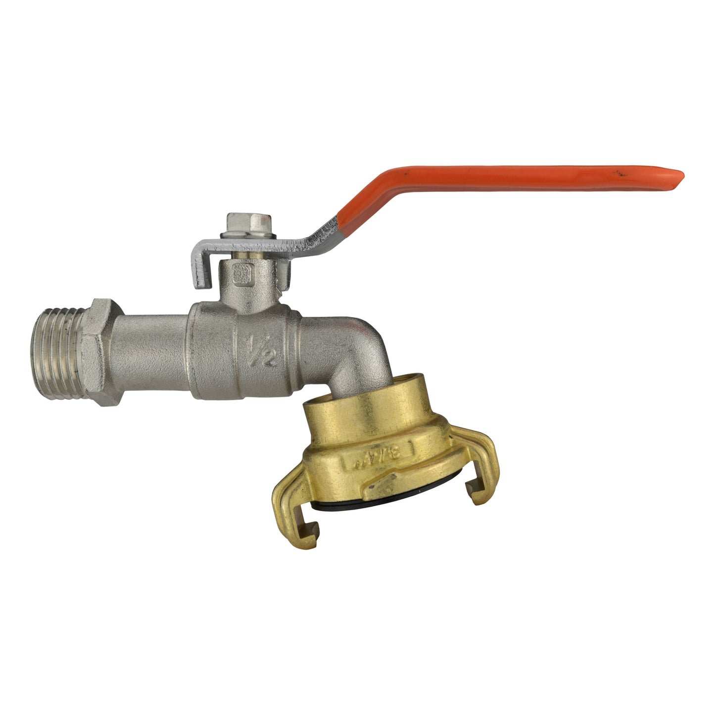Wall Flange Kit 20mm MDPE - Lever Tap 1/2in, Geka Barb 1/2in for Water Connector