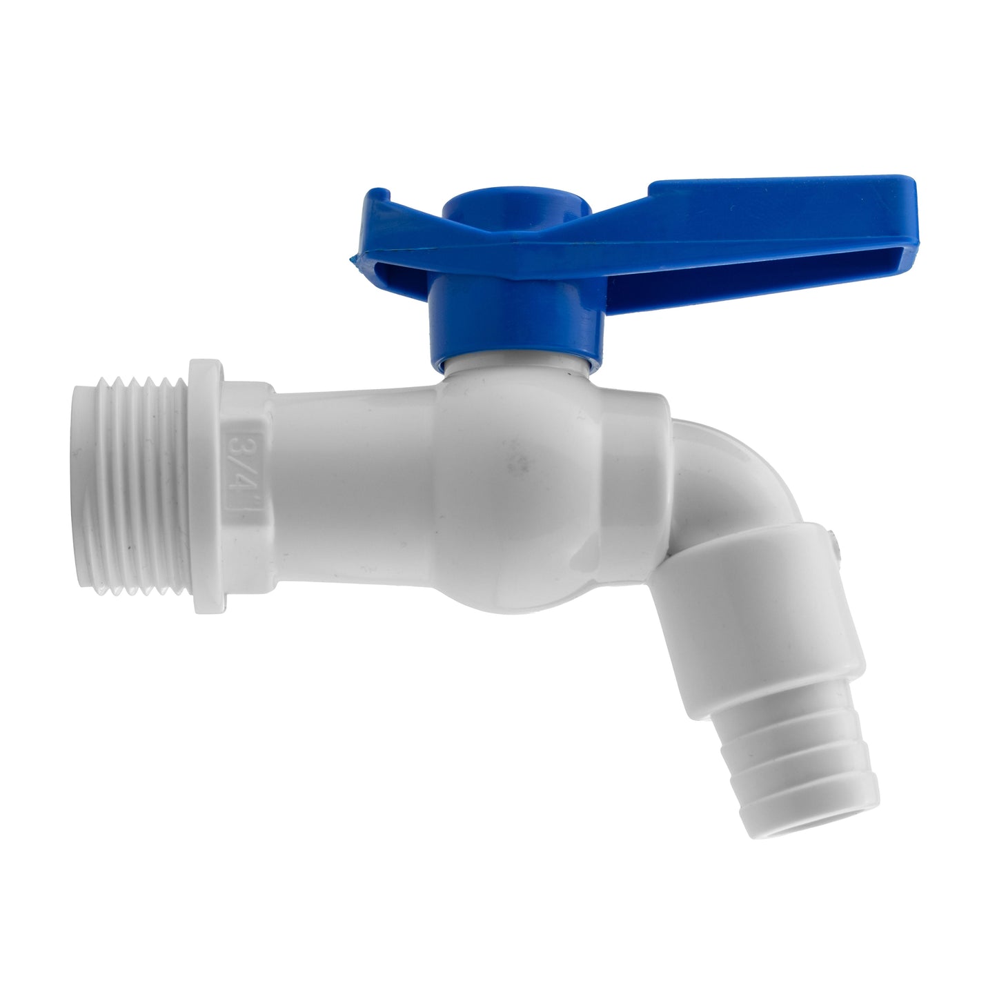 Wall Flange Kit 25mm MDPE + White PVC Tap BSP Thread Fitting MDPE Pipe Connector