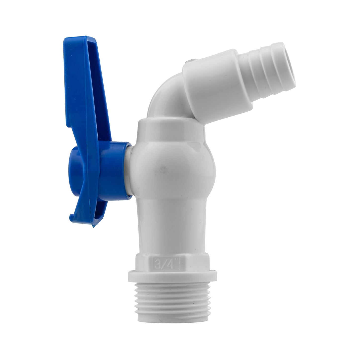 IBC 2 S60X6 Cap with Filter Extension and White Blue Plastic Tap Water Connector