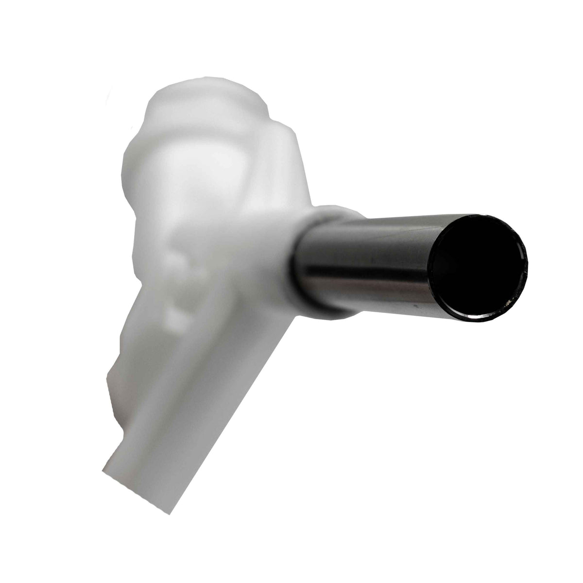 Fuel Gun White 3/4in Barb Inlet - Metal Outlet Car Accessory Winter Vehicle Tool