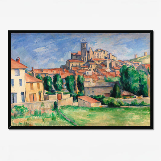 "Gardanne" by Paul Cezanne on Canvas, Framed Canvas, Acrylic, Framed Prints or Print-only