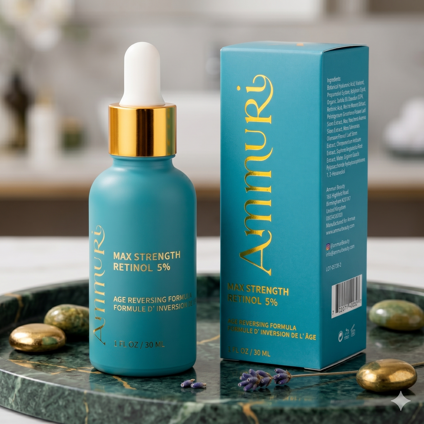 Ammuri Retinol 5% Serum – Step-Up Anti-Ageing Formula for Experienced Users | 30ml