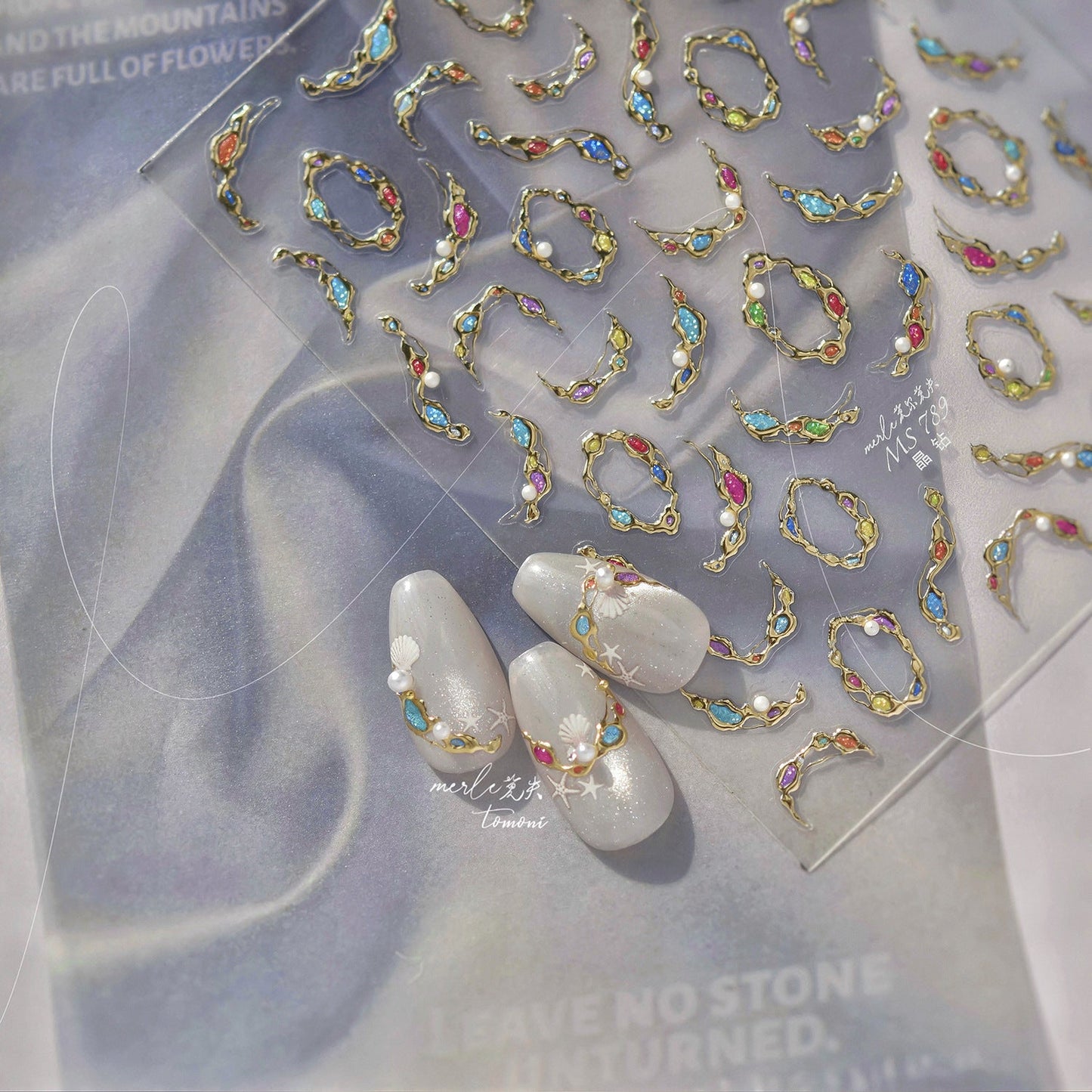 Hello Claws | Gemstone Necklace Nail Deco Sticker