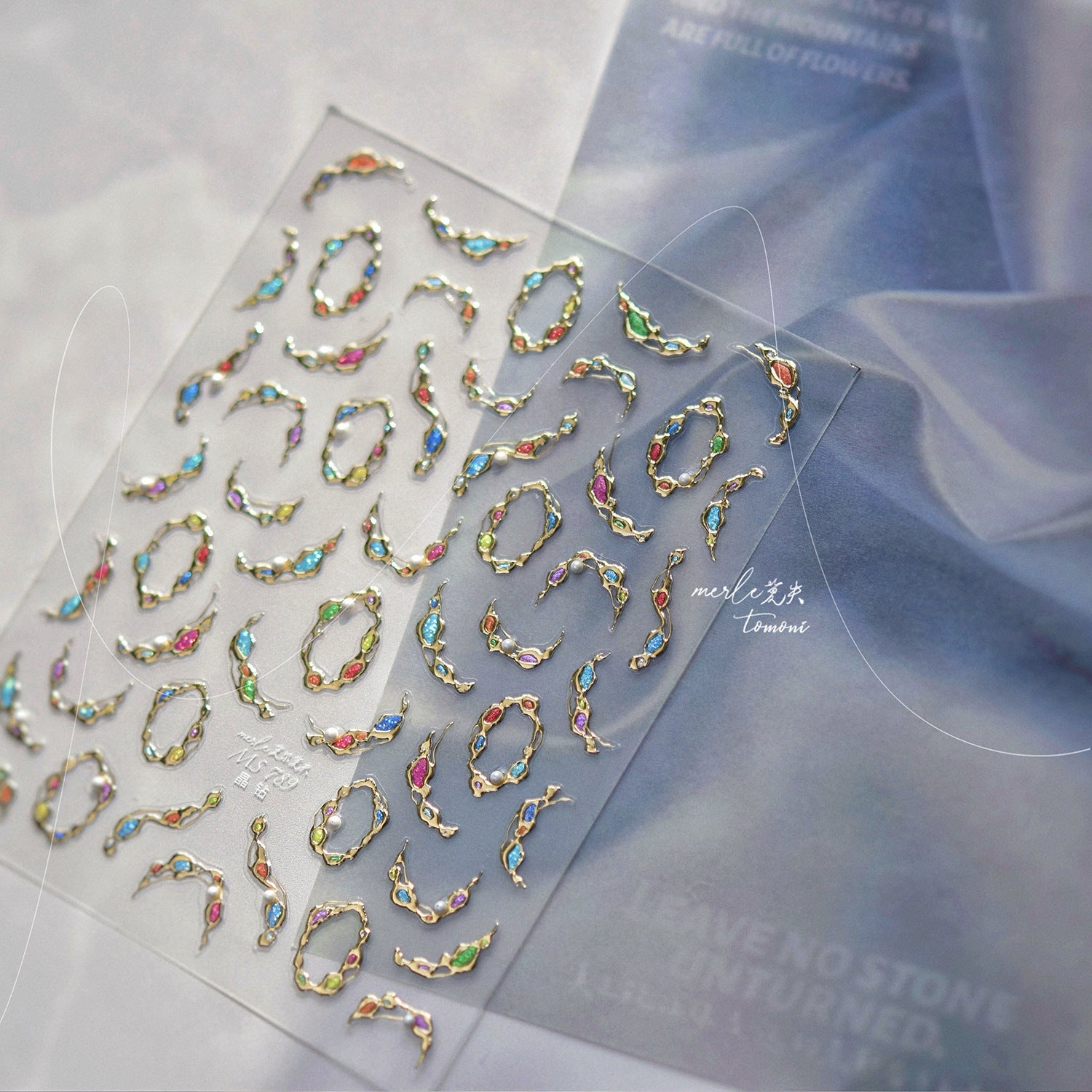 Hello Claws | Gemstone Necklace Nail Deco Sticker