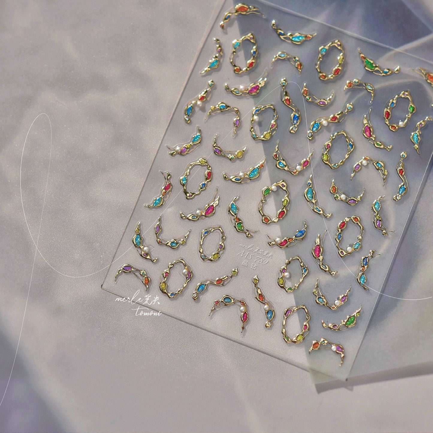 Hello Claws | Gemstone Necklace Nail Deco Sticker