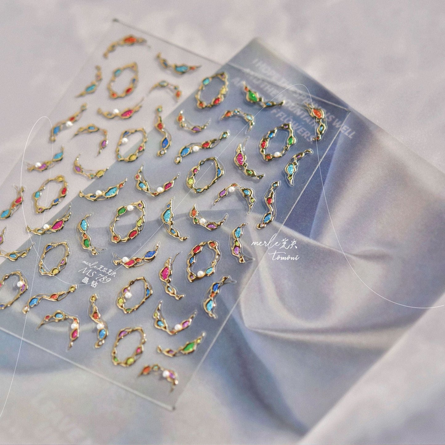 Hello Claws | Gemstone Necklace Nail Deco Sticker