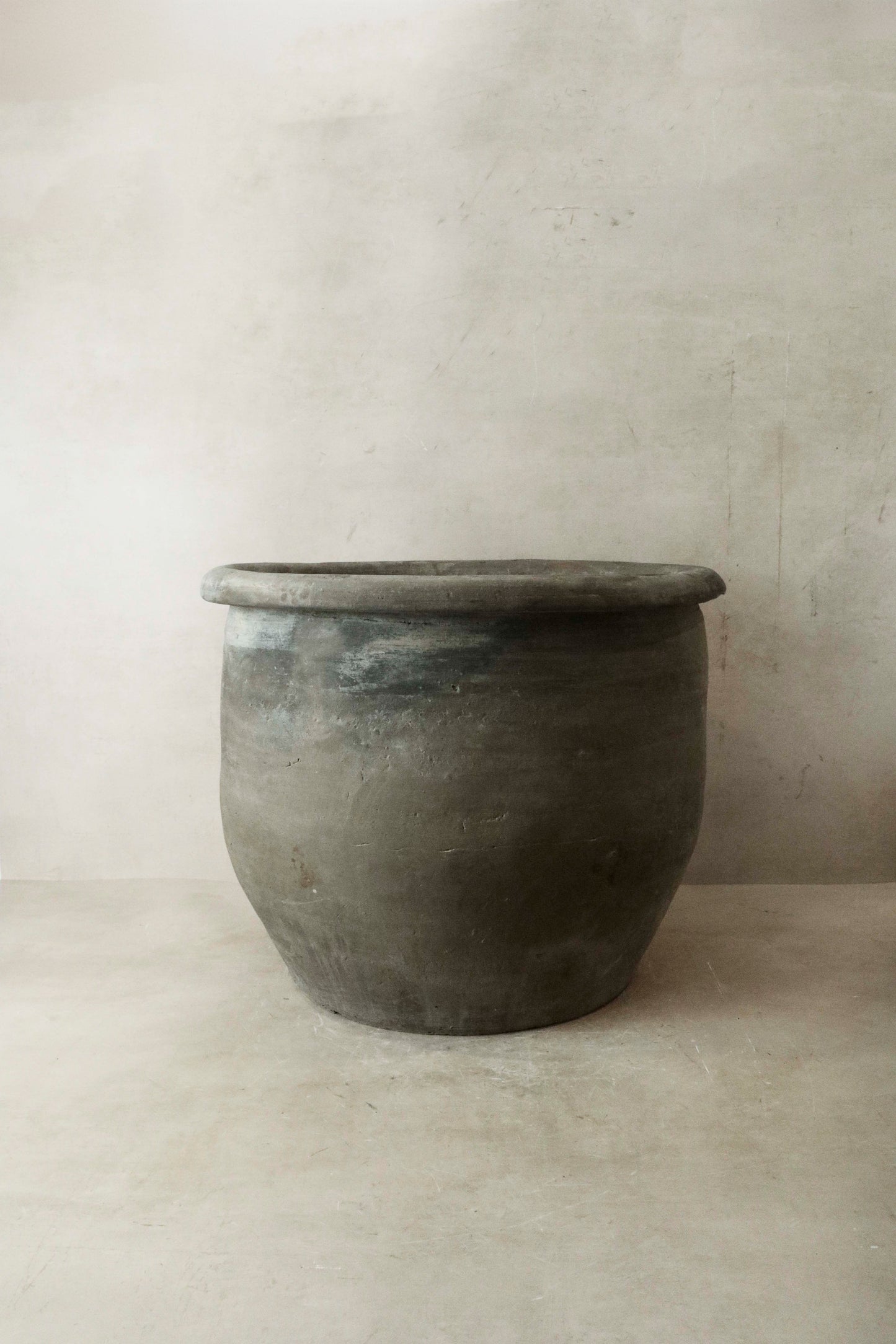 Big Old Grey Asian Pots- L001