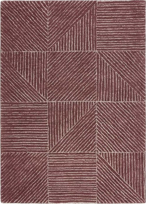 Modern Wool Rug Geometric Design
