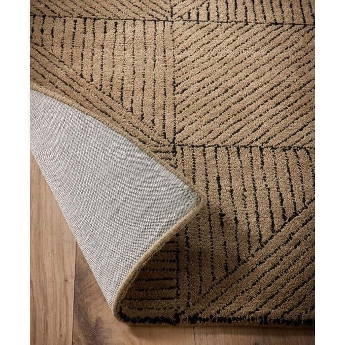 Modern Wool Rug Geometric Design