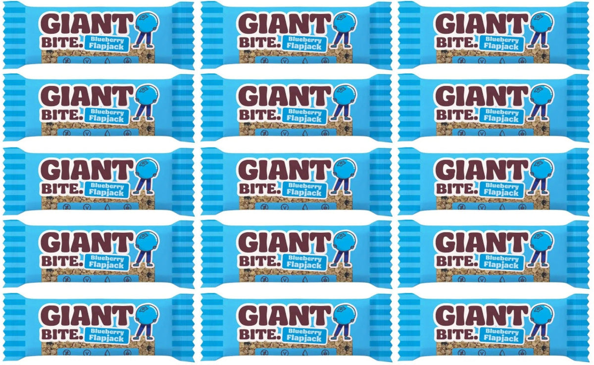 15 x Giant Bar Bite Blueberry Flapjack - 42g