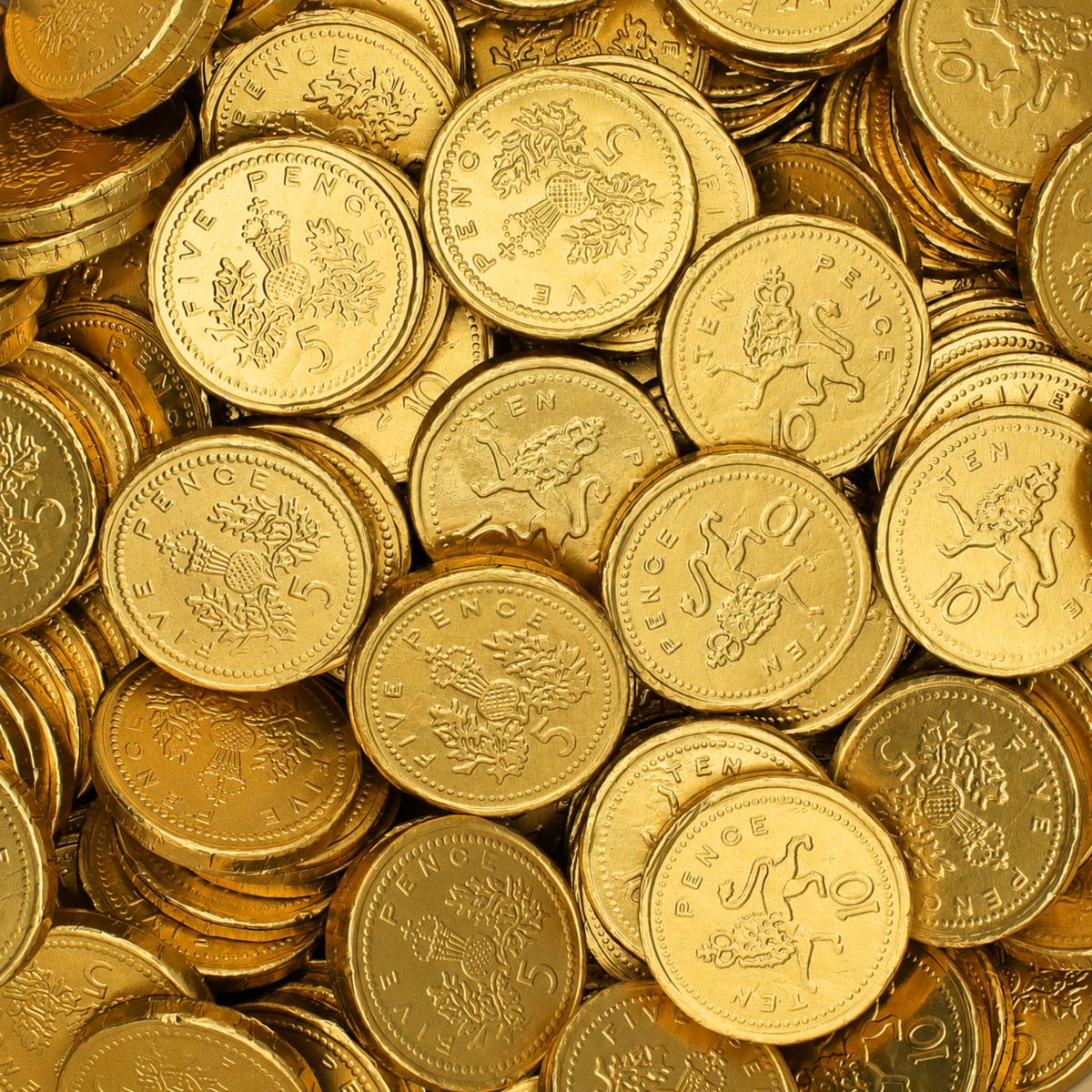 Gold Milk Chocolate Coins