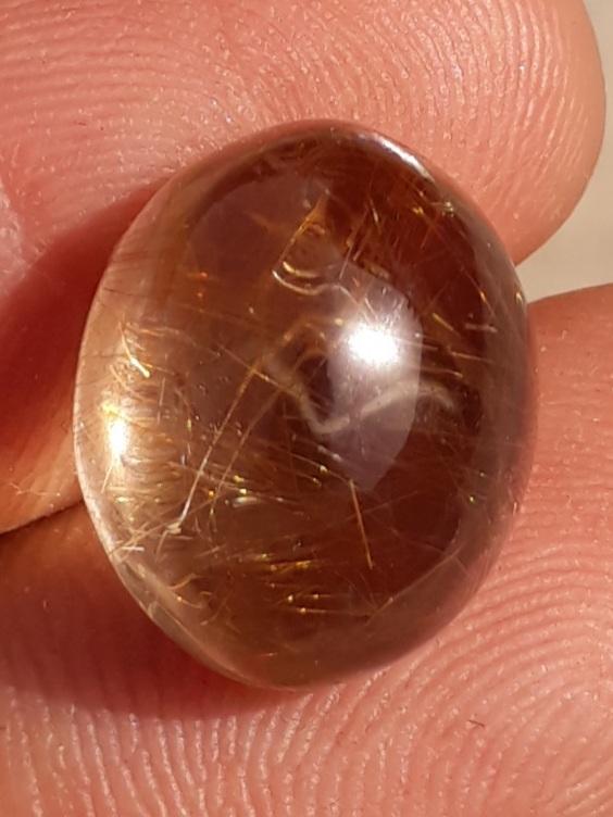 13.25ct Golden Tourmalated Quartz - Golden Rutile Quartz - Rutilated Quartz