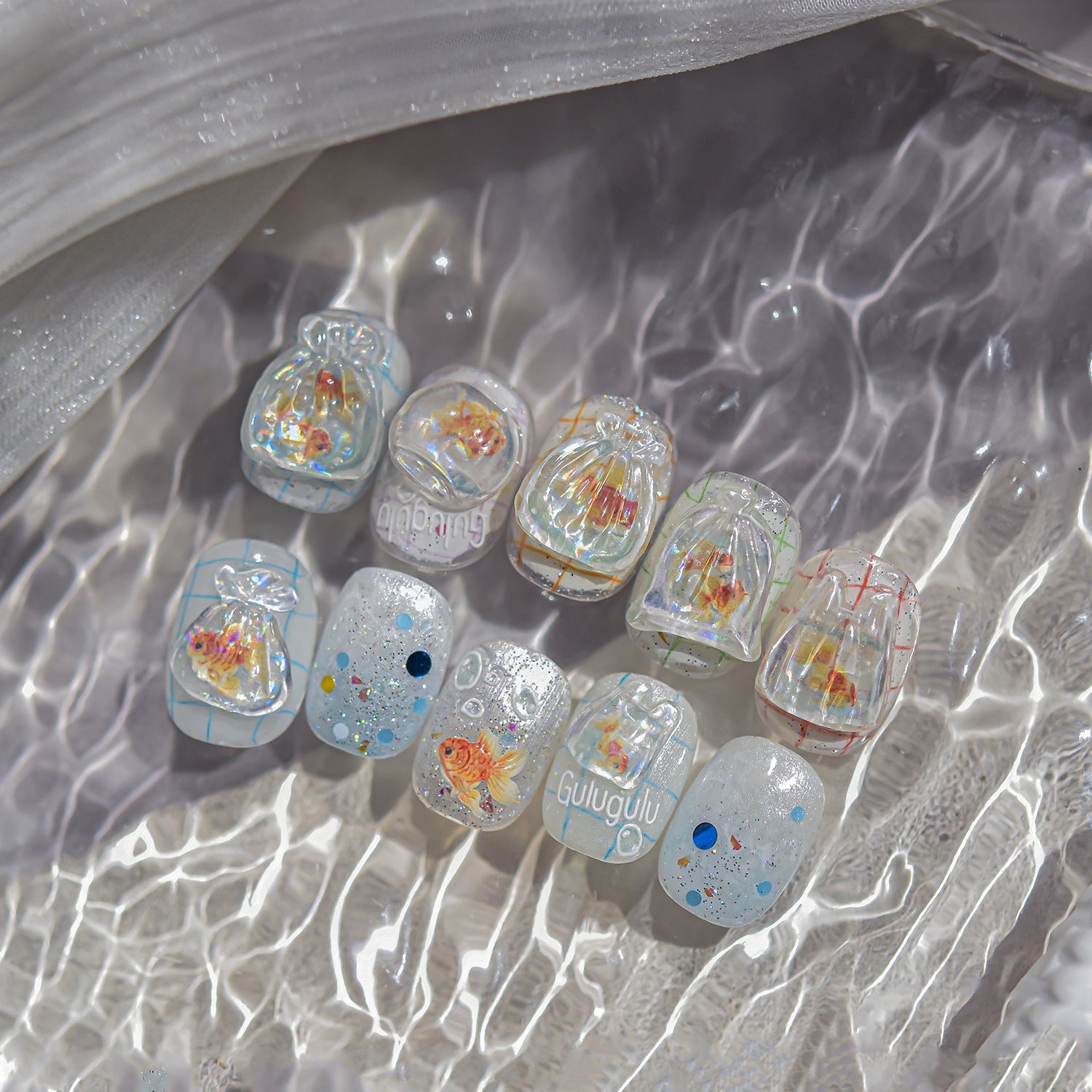 Hello Claws | Goldfish Nail Deco Sticker