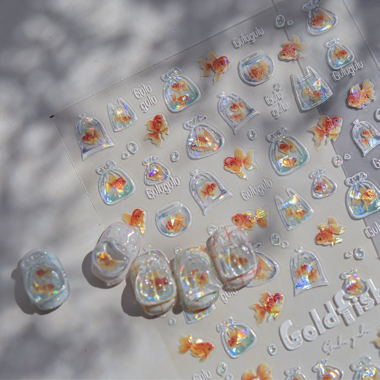 Hello Claws | Goldfish Nail Deco Sticker