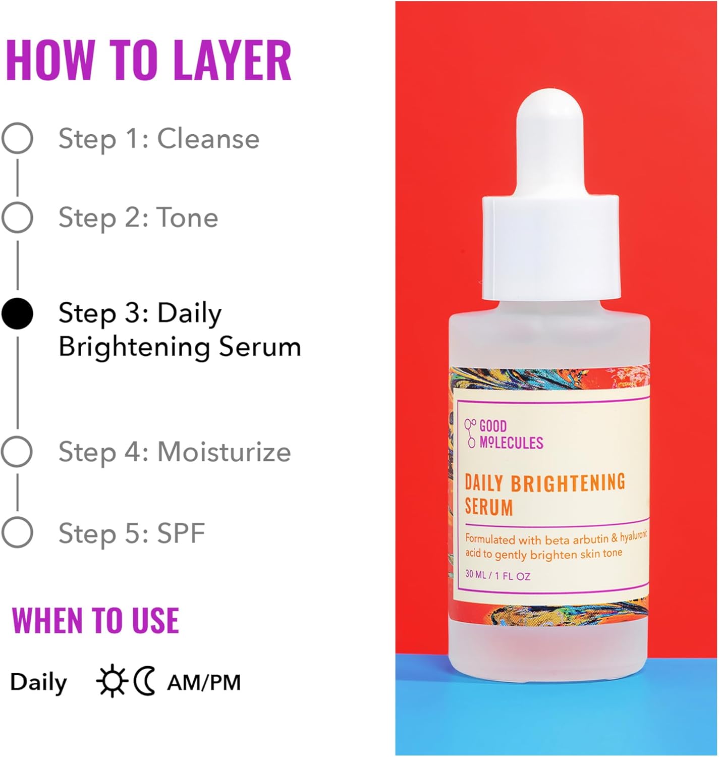 Good Molecules Daily Brightening Serum 30ml