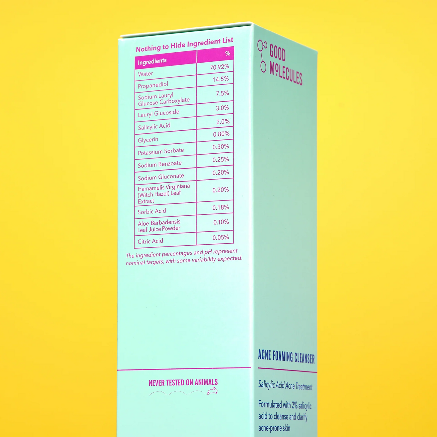 Good Molecules Acne Foaming Cleanser with Salicylic Acid BHA - 148ml