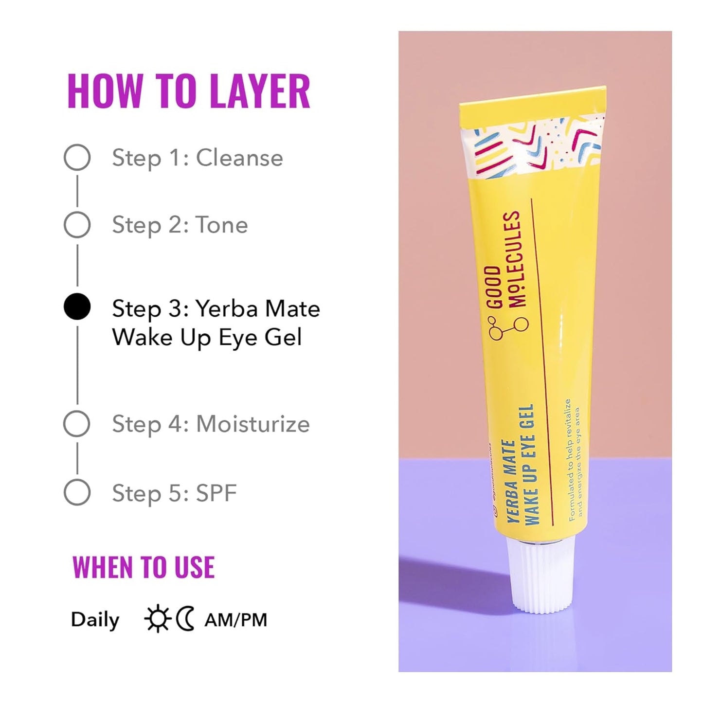 Good Molecules Yerba Mate Wake Up Eye Gel 15ml/0.50 oz