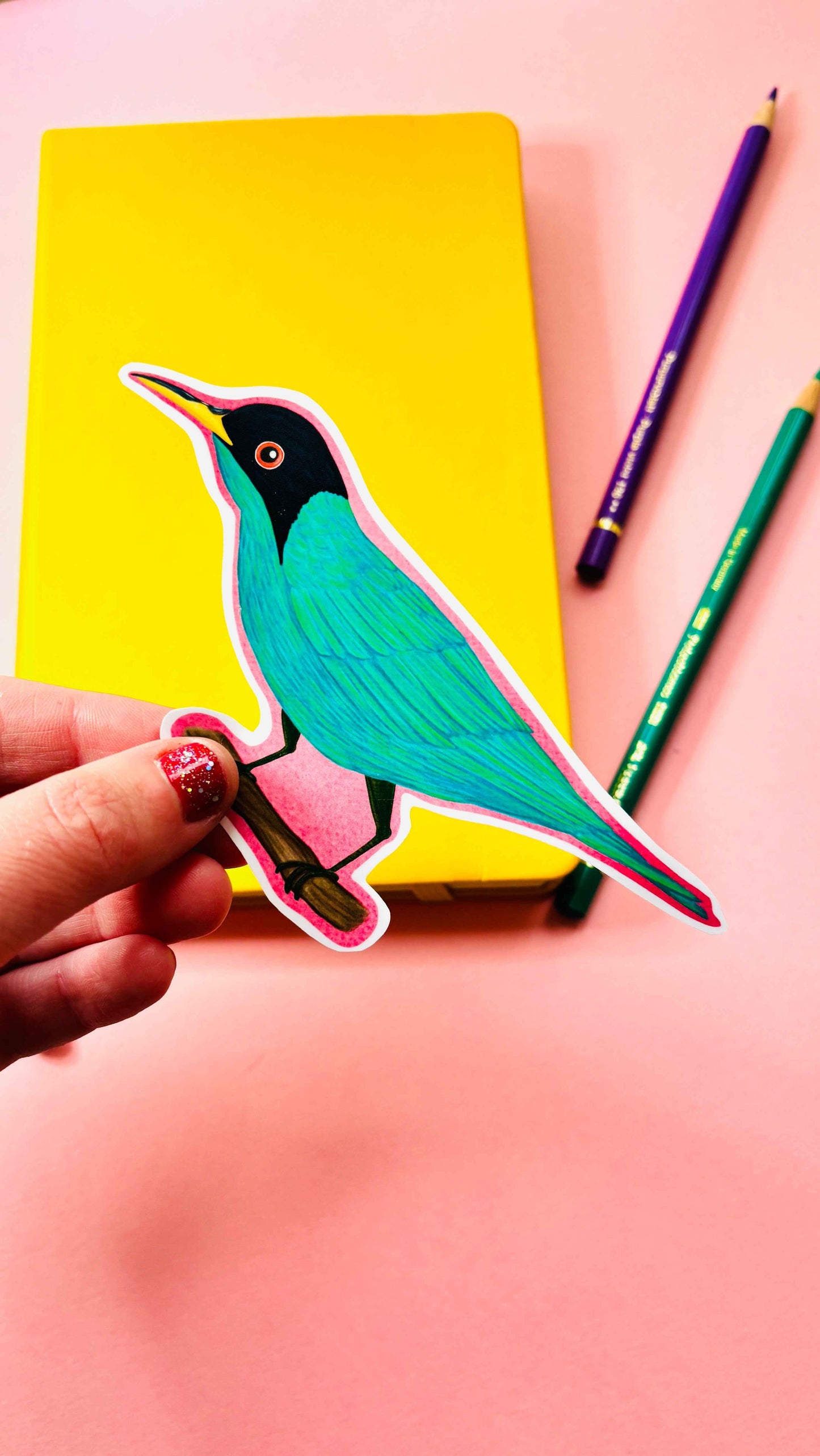 Birbfest 2025 Illustrated Birds 10cm Vinyl Sticker
