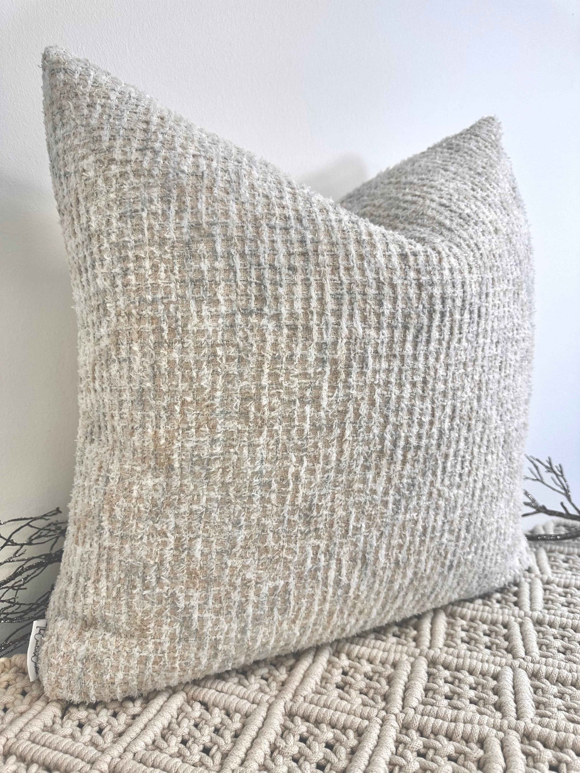 The Couture Cushion - The Greige Harriet - Style No. 109