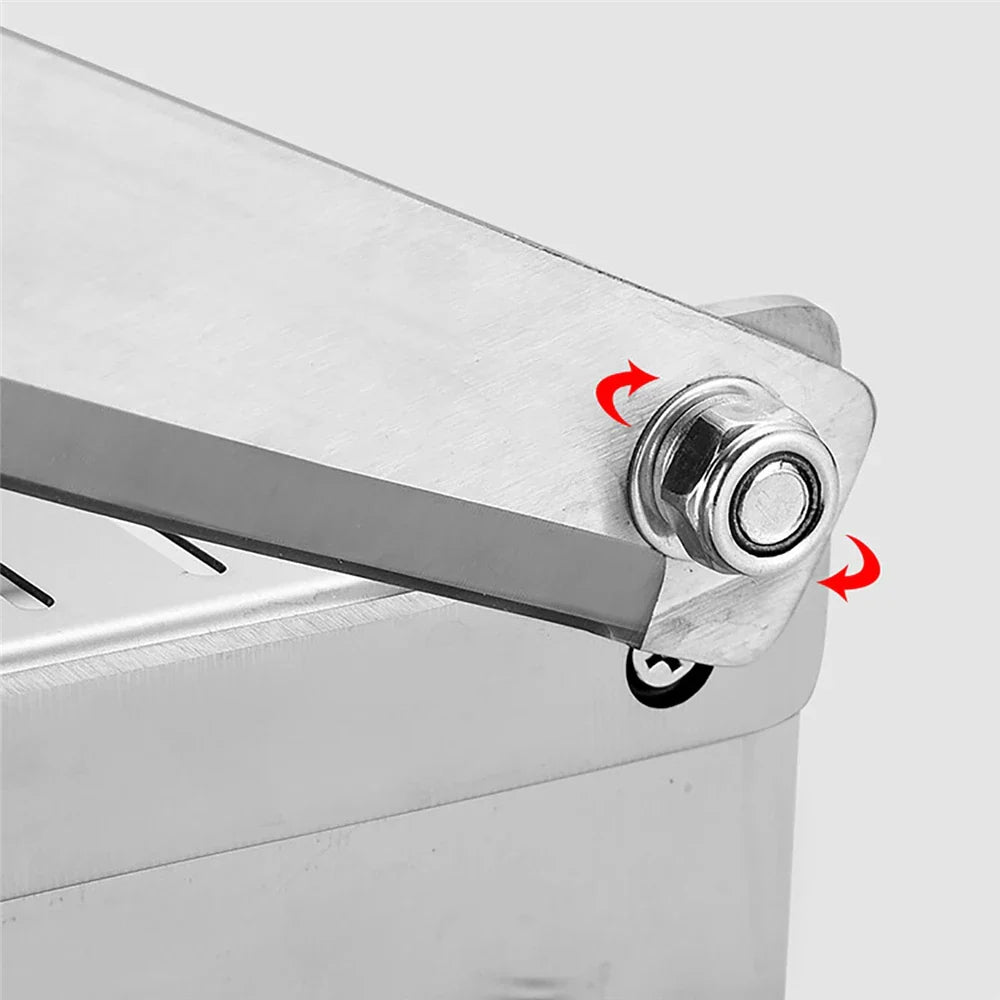 Commercial Manual Slicers for Frozen Meat Bone Minced Lamb Chicken Duck Fish Cutting Stainless Steel Bone Meat Cutting Machine