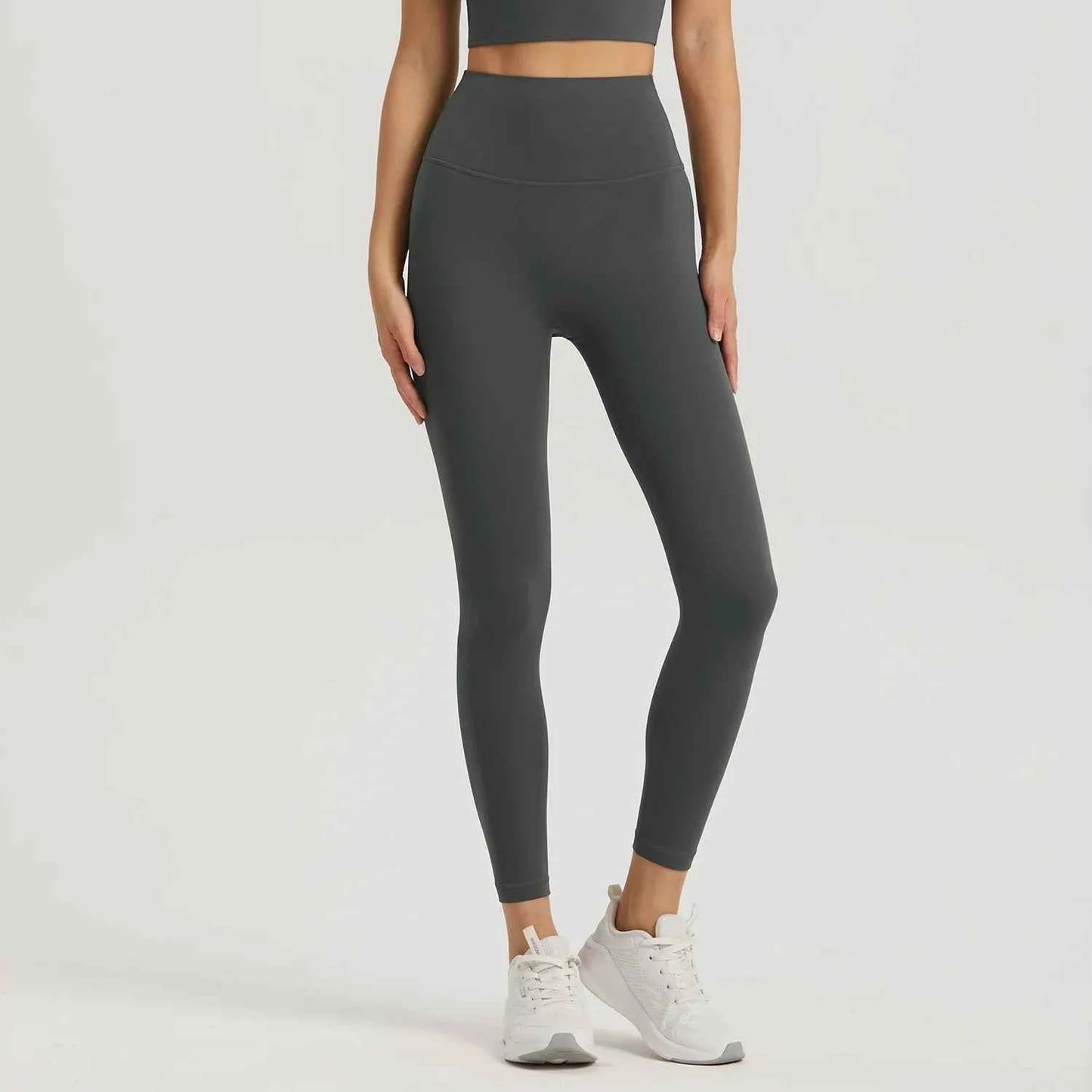 Gym Outfit High Waist Yoga Leggings for Women with Phone Pockets & U Back Sports Bra Set